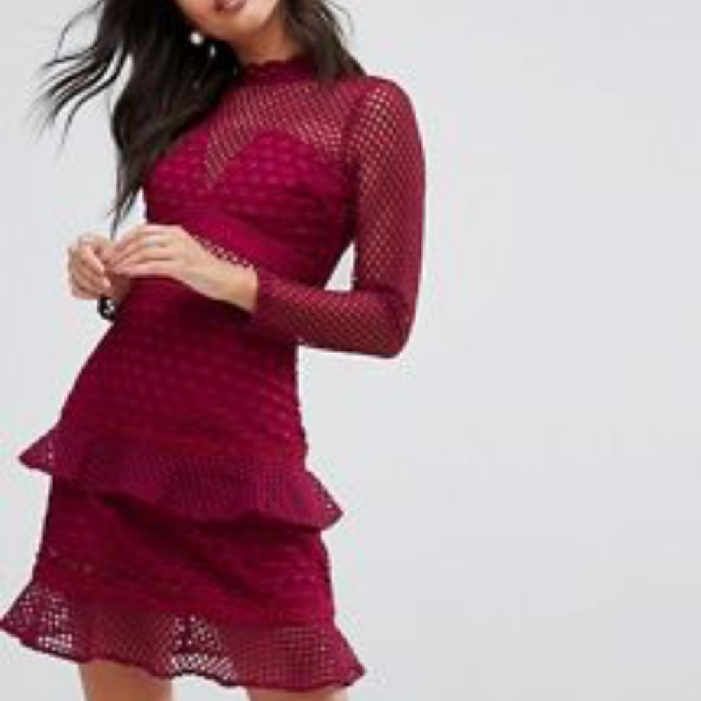 True Decadence Wine Dress-size 6